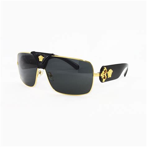 are versace glasses real gold|Versace gold frame glasses men's.